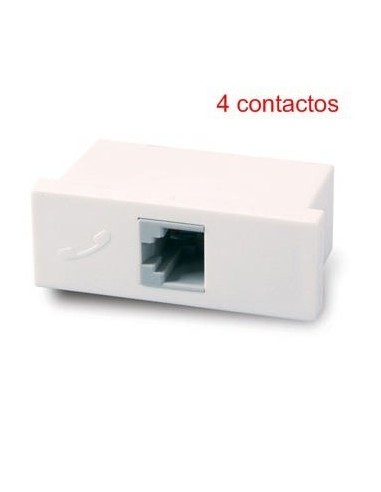 Cambre 6932 Mod Tel 4 Pin Blanco... Cambre 6932 Mod Tel 4 Pin Blanco...
