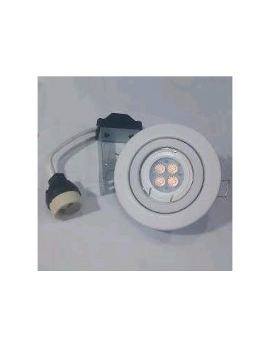 & - Candil E240.gu Led/bl  Ala Recta...