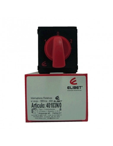 Elibet 40103n 0 Conmutadora 1-0-2 4 X... Elibet 40103n 0 Conmutadora 1-0-2 4 X...