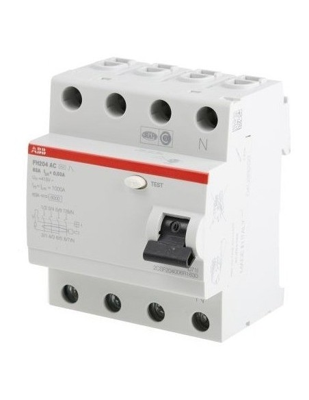 Abb ______ Disyuntor Din 4 X  63a 30ma Tetrapolar