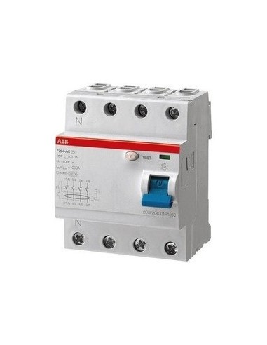 Abb ______ Disyuntor Din 4 X  25a 30ma Tetrapolar Abb ______ Disyuntor Din 4 X  25a 30ma Tetrapolar