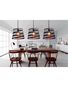 180g 19008 Twist Negro Colgante 2