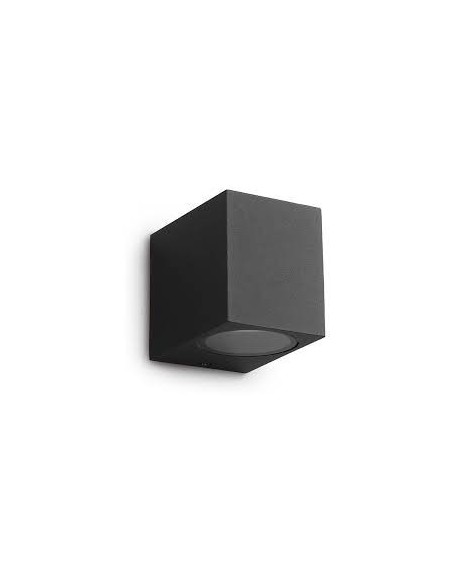 Interelec 402942 Unidireccional Rectang. 1 X Gu-10 Negro Aluminio (55114, Bidireccional)