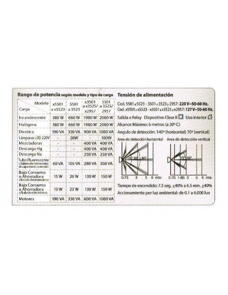Rbc 2957 Mod Cambre Sensor Movimiento 10a Blanco (led  100w) Rbc 2957 Mod Cambre Sensor Movimiento 10a Blanco (led  100w)