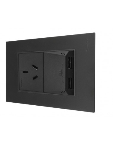 Cambre 7960  Mod  Toma Usb  2 X 3.1a            Gris    S.xxi  / S.xxii / Bauhaus - - Cambre 7960  Mod  Toma Usb  2 X 3.1a            Gris    S.xxi  / S.xxii / Bauhaus - -