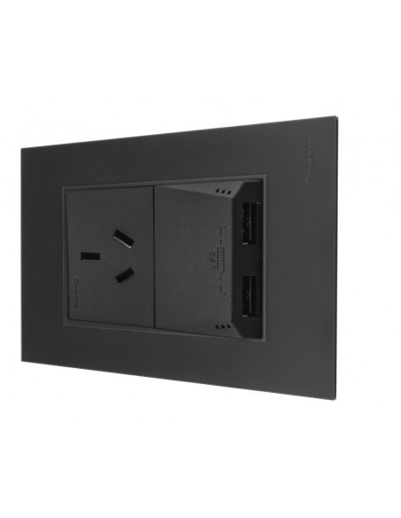 Cambre 7960  Mod  Toma Usb  2 X 3.1a            Gris    S.xxi  / S.xxii / Bauhaus - - Cambre 7960  Mod  Toma Usb  2 X 3.1a            Gris    S.xxi  / S.xxii / Bauhaus - -