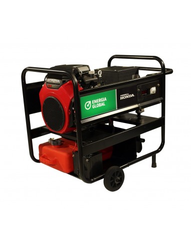 Honda Eg16000-e3 + Gas   Grupo Electrogeno + Generador Linz 380v .0kva 26 Hp Arranque Electrico A Gas