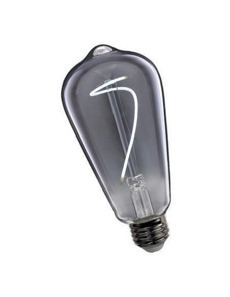 Interelec 403259 E27 St64 Vintage Led 3w/6500k Fume Antique Led Calida Boticario Smoked