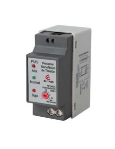 Elibet Pmv_ Protector De Tension Din Monofasico 20a  Regulable Preset