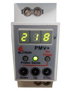Elibet Pmv+ Protector De Tension Din Monofasico 20a C/display