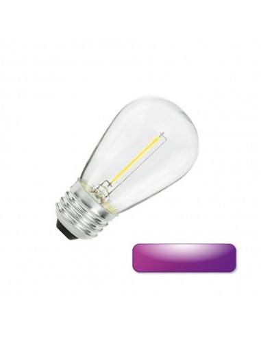 Interelec 403277 S14 E27 Led Violeta_ 1.2w Filamento Lampara Decorativa Interelec 403277 S14 E27 Led Violeta_ 1.2w Filamento Lampara Decorativa