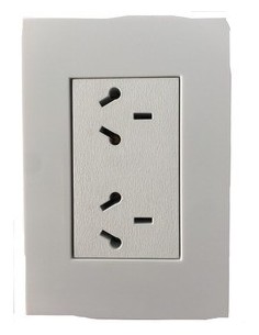 Jeluz 60027     Mod  Platinum  Toma Doble Bin        10a      Blanco (verona) 2