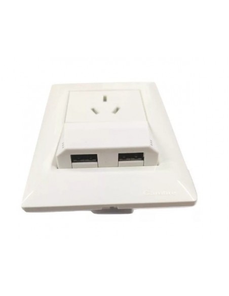 - Cambre 6958  Mod  Toma Usb  2 X 2.3a            Blanco  S.xxi  / S.xxii / Bauhaus - - Nuevo:6960 3,1a - Cambre 6958  Mod  Toma Usb  2 X 2.3a            Blanco  S.xxi  / S.xxii / Bauhaus - - Nuevo:6960 3,1a