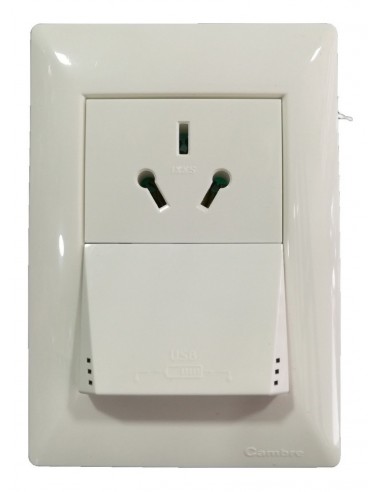 - Cambre 6958  Mod  Toma Usb  2 X 2.3a            Blanco  S.xxi  / S.xxii / Bauhaus - - Nuevo:6960 3,1a - Cambre 6958  Mod  Toma Usb  2 X 2.3a            Blanco  S.xxi  / S.xxii / Bauhaus - - Nuevo:6960 3,1a