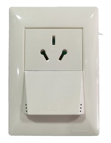 - Cambre 6958  Mod  Toma Usb  2 X 2.3a            Blanco  S.xxi  / S.xxii / Bauhaus - - Nuevo:6960 3,1a - Cambre 6958  Mod  Toma Usb  2 X 2.3a            Blanco  S.xxi  / S.xxii / Bauhaus - - Nuevo:6960 3,1a