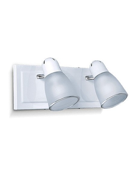 Sl 3902cb   Lar Aplique 2 Luces Base Cuadrada Blanco