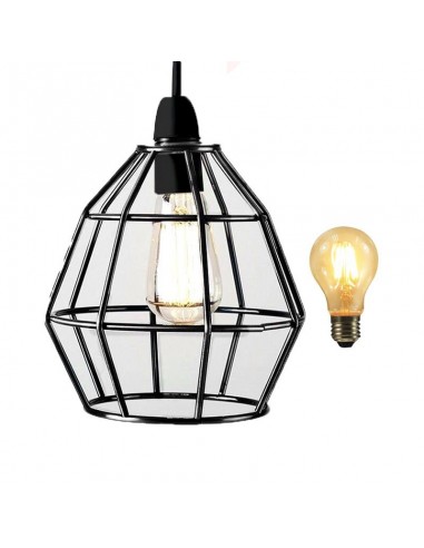 Interelec 403079 Colgante Met. Jaula Oval E27  403063() Interelec 403079 Colgante Met. Jaula Oval E27  403063()