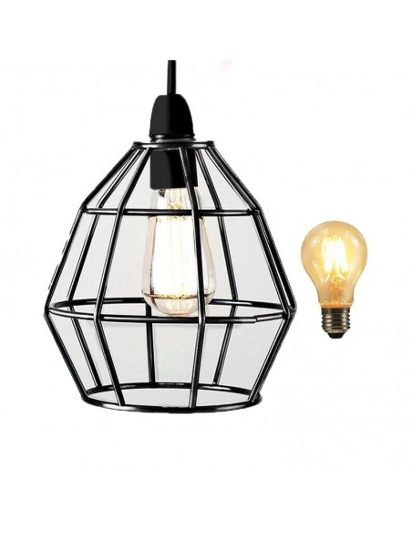 Interelec 403079 Colgante Met. Jaula Oval E27  403063() Interelec 403079 Colgante Met. Jaula Oval E27  403063()