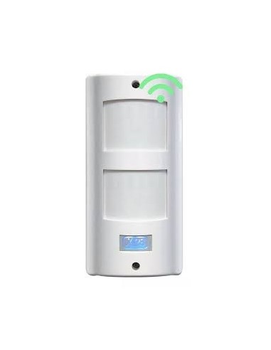 X-28 Mx52w_____ Antimascotas - Detector De Movimiento Wirles -doble Pir - Simple Tecn.  - Digital, Ip54, C/tamper, Cobertura