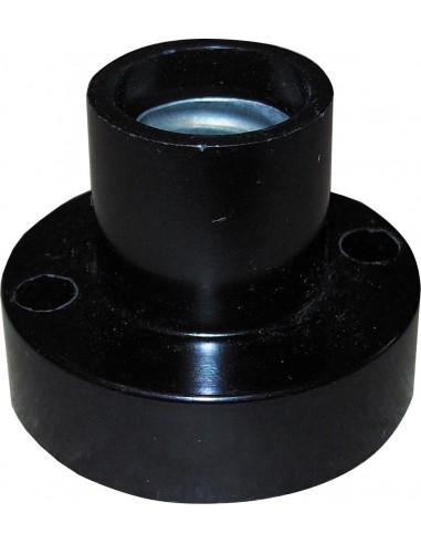Foti Receptaculo  E14 Mignon Recto    Negro  (portalamparas)