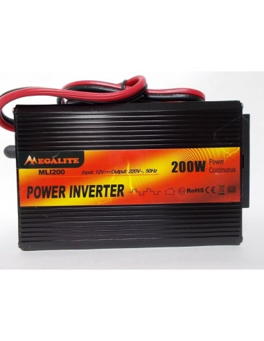 & Megalite Mli200    Conversor 12v...