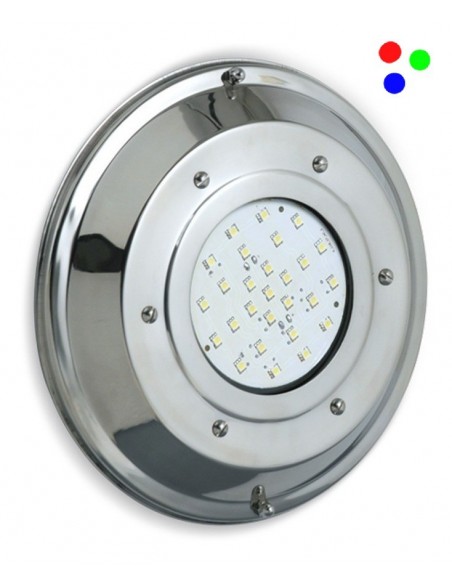 180g 28002/rgb Ontario Spot Piscina Led 10w/rgb 12v Ip68 300 Mm Aluminio 3m Cable (candil E7005 Shark)