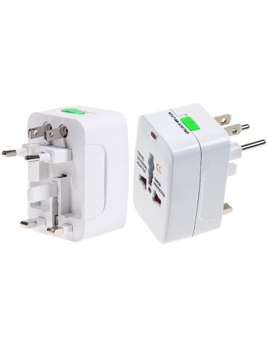 Adaptadora Viajero   220 / 110v / Schuko / Aleman (ficha) Adaptadora Viajero   220 / 110v / Schuko / Aleman (ficha)