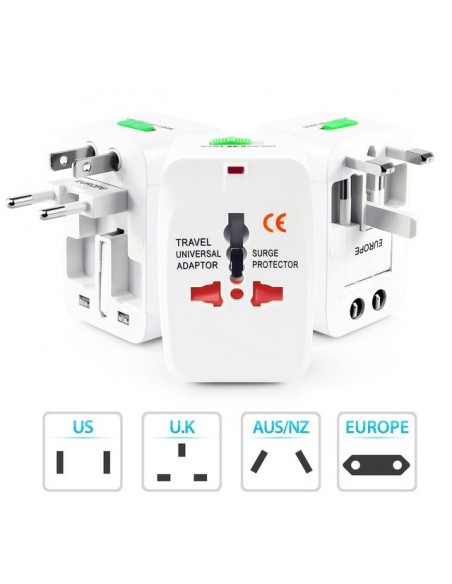 Adaptadora Viajero   220 / 110v / Schuko / Aleman (ficha) Adaptadora Viajero   220 / 110v / Schuko / Aleman (ficha)