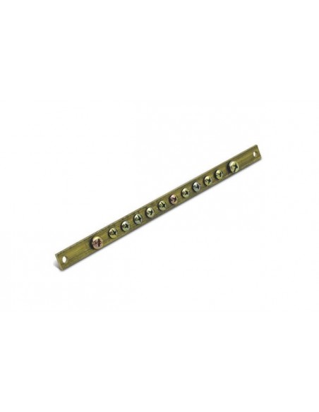 Steck Sbtn14 Regla De Neutro/tierra 12 Conexion  220mm     (barra Cobre)