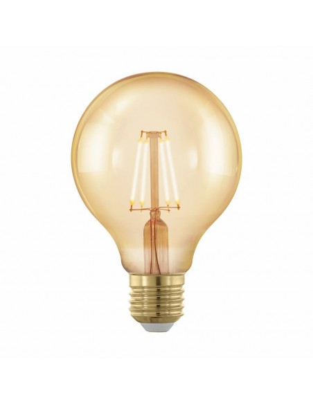 Interelec 403136 E27 G80_/gold Vintage Led No Dim 8w/2700k Globo Filamento Calida Lampara 800lum Interelec 403136 E27 G80_/gold Vintage Led No Dim 8w/2700k Globo Filamento Calida Lampara 800lum