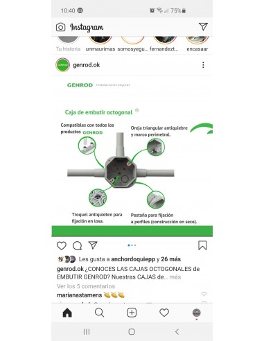 Genrod 02211pg-12 Caja Pvc Emb 6 X 6... Genrod 02211pg-12 Caja Pvc Emb 6 X 6...