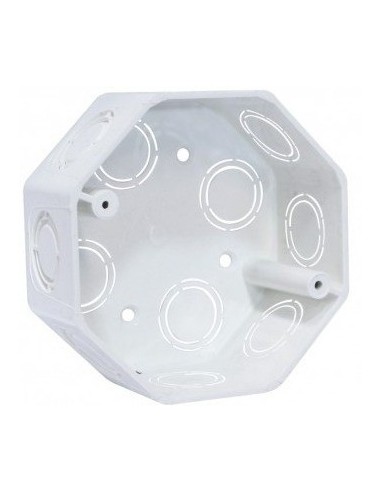 Strada Caja Pvc Emb 6  X  6 Octogonal Chica   (roker R2001) Caja De Luz
