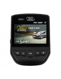X-28 Cam Car-mpx Camara De Seguridad Para Vehiculos Full Hd, 2m/30fps, 150 Grados, Soporta 64gb, Lente Sony, Emite Wifi
