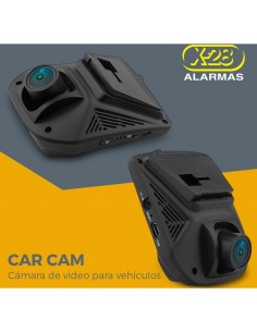 X-28 Cam Car-mpx Camara De Seguridad Para Vehiculos Full Hd, 2m/30fps, 150 Grados, Soporta 64gb, Lente Sony, Emite Wifi 2