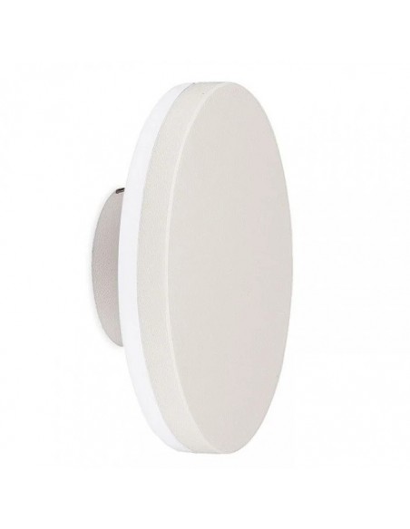 Leuke Skote Blanco Aplique Led 12w Luz Cálida Extrior Aluminio 150mm ( No Tetra )