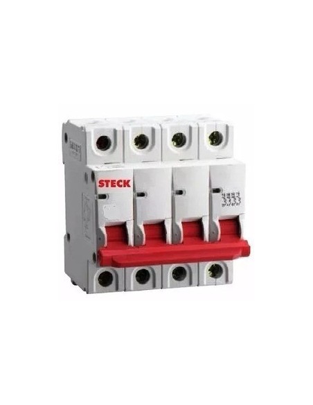 Steck Sdd4c80_ Termica Din 4 X  80a 10ka Curva C (tetra)