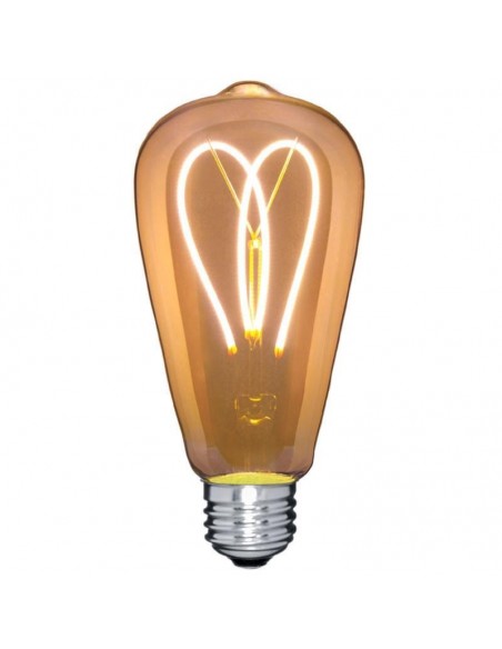 Interelec 403800 E27 St64 Vintage Led 4w/2700k Gold Antique Led Calida Boticario (- 180g Le2033/amb_) Interelec 403800 E27 St64 Vintage Led 4w/2700k Gold Antique Led Calida Boticario (- 180g Le2033/amb_)