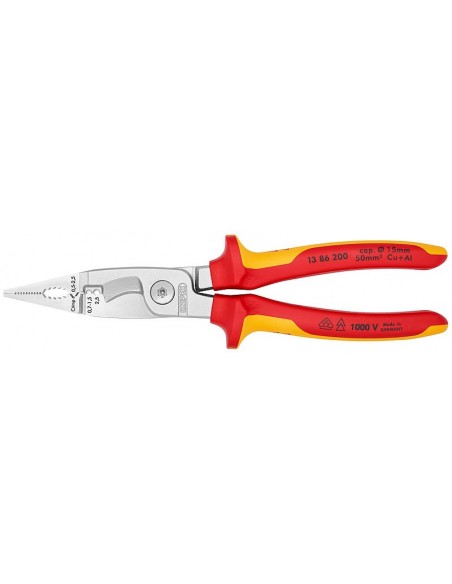 Knipex  13 86 200 Alicate 1000v Multifunción 200mm 8