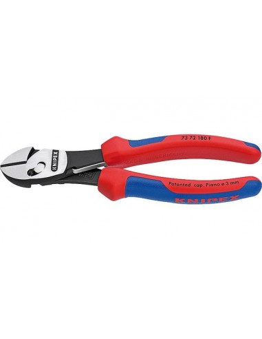Knipex  73 72 180 Alicate Aislado Curvo 180mm 7 Corte Oblicuo