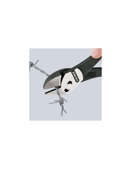 Knipex  73 72 180 Alicate Aislado Curvo 180mm 7 Corte Oblicuo