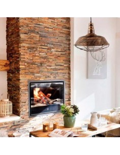 Leuk Kal Rust  Y Cadena Colgante Metalico 1 X E27 3667 2