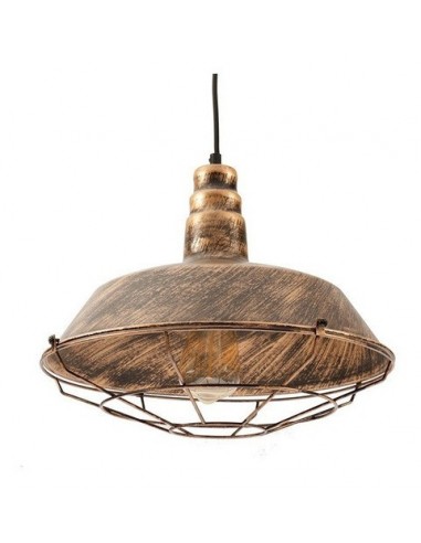 Leuk Kal Rust  Y Cadena Colgante Metalico 1 X E27 3667 Leuk Kal Rust  Y Cadena Colgante Metalico 1 X E27 3667