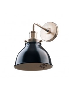 Vintagelamps A-192_n Aplique Pared 1 X E2 Negro/bronce 20cmx25cm