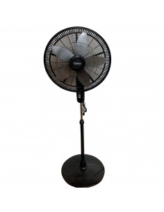 Indelplas Ivp20      Ventilador Pie   20 1.7mts 5 Palas Pvc      Fte Negro 90w