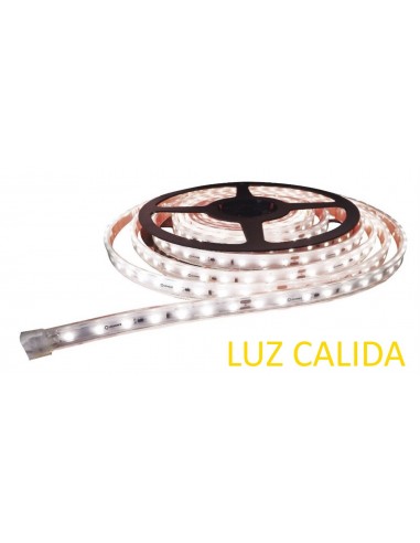 Osram 7015141 Tira De Led Alta Potencia Ip65 12v 60w/827 4250lm, Calida X 5 Mts Uso Exterior