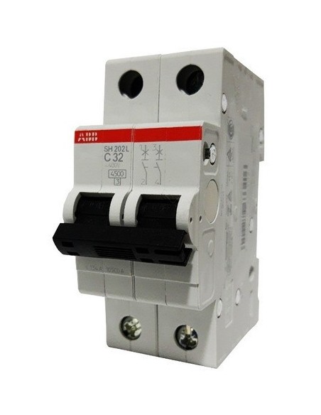 Abb S202-c20_ Termica Din 2 X  20a. Curva C Bipolar (a1220)