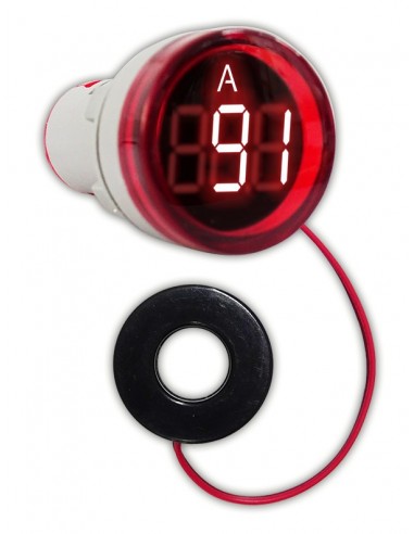 Baw B8ea974-100 Amperimetro Digital 220v Embutir Diam 22mm (hasta 100 Amp) Baw B8ea974-100 Amperimetro Digital 220v Embutir Diam 22mm (hasta 100 Amp)