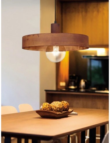 Sj 3003/19 Balcarce Colgante Oxido Vintage 1 X E27 Led