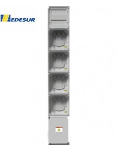 Genrod 07704011-01 Edesur_________ G. Medidores  4 Monofasico S/term S/disy (285x1800x195) Cable 6mm Gabinete
