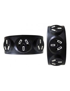 Vcf T3p Tripto Ficha Triple Trapezoidal Multinorma P.chato   C/n 2